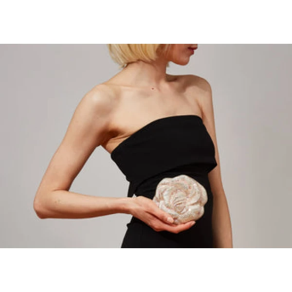 Judith Leiber Rose Blush - Judith Leiber Crystal Clutch - Luxury Evening Bag - Shop at Coveti