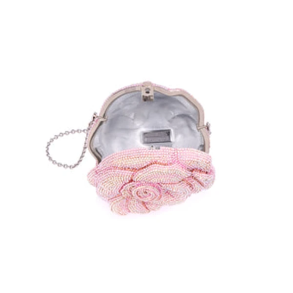 Judith Leiber Rose English - Judith Leiber Crystal Clutch - Luxury Evening Bag - Shop at Coveti