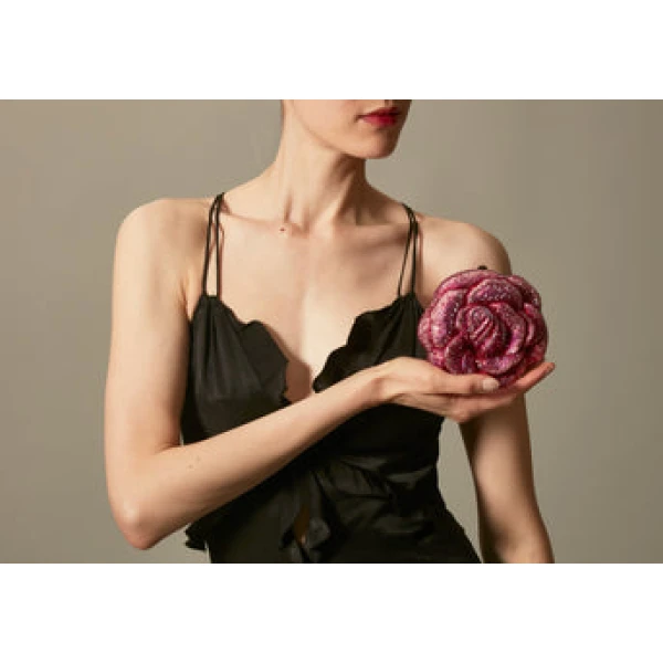 Judith Leiber Rose Josephine - Judith Leiber Crystal Clutch - Luxury Evening Bag - Shop at Coveti