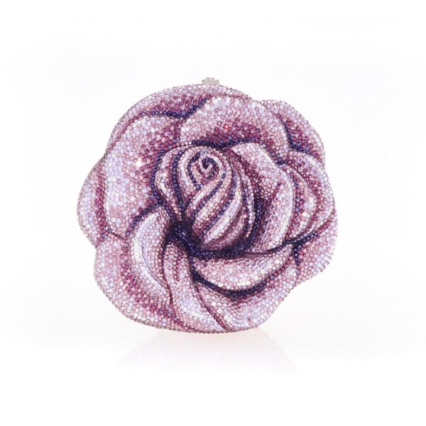 Judith Leiber Rose Melody - Judith Leiber Crystal Clutch - Luxury Evening Bag - Shop at Coveti