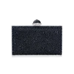 Judith Leiber Skylar Crystal Caviar Black - Judith Leiber Crystal Clutch - Luxury Evening Bag - Shop at Coveti