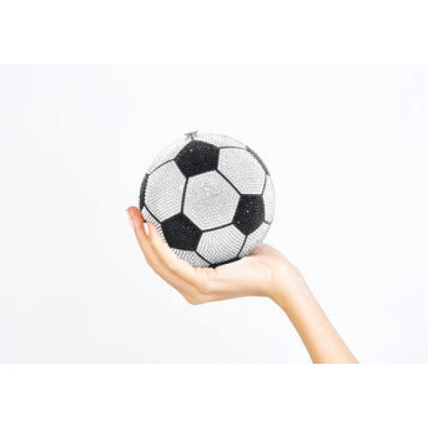 Judith Leiber Soccer Ball Purse - Judith Leiber Crystal Clutch - Luxury Evening Bag - Shop at Coveti