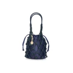 Judith Leiber Sparkle Net Pouch Navy - Judith Leiber Crystal Clutch - Luxury Evening Bag - Shop at Coveti