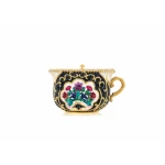 Judith Leiber Teacup Purse - Teacup Royal-Tea - Judith Leiber Crystal Clutch - Luxury Evening Bag - Shop at Coveti