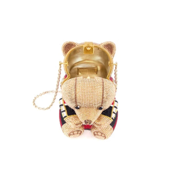 Judith Leiber Teddy Bear Albert - Judith Leiber Crystal Clutch - Luxury Evening Bag - Shop at Coveti