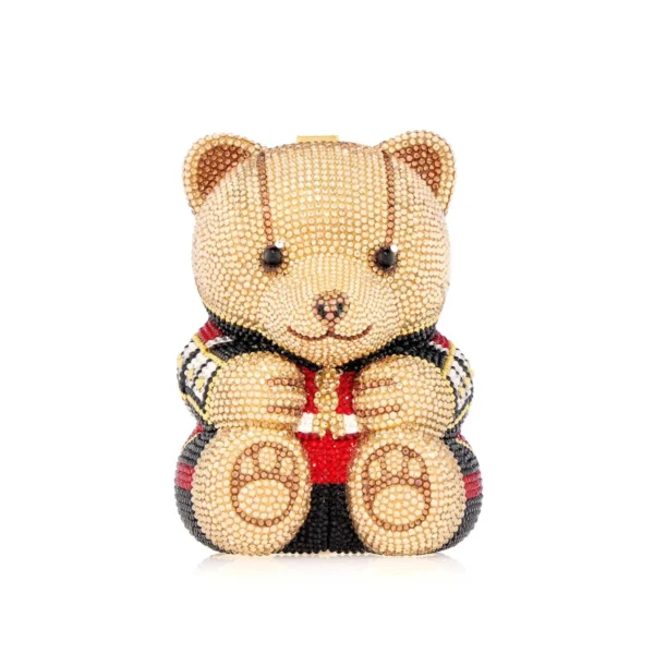 Judith Leiber Teddy Bear Albert - Judith Leiber Crystal Clutch - Luxury Evening Bag - Shop at Coveti