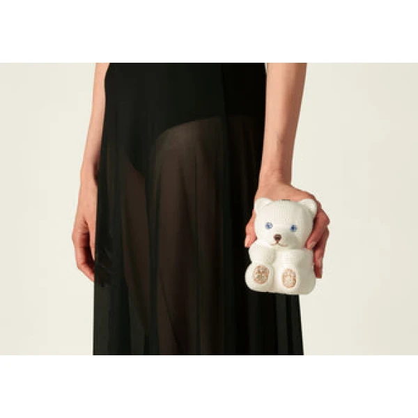 Judith Leiber Teddy Bear Alys - Judith Leiber Crystal Clutch - Luxury Evening Bag - Shop at Coveti