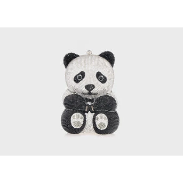 Judith Leiber Teddy Bear Ling - Judith Leiber Crystal Clutch - Luxury Evening Bag - Shop at Coveti