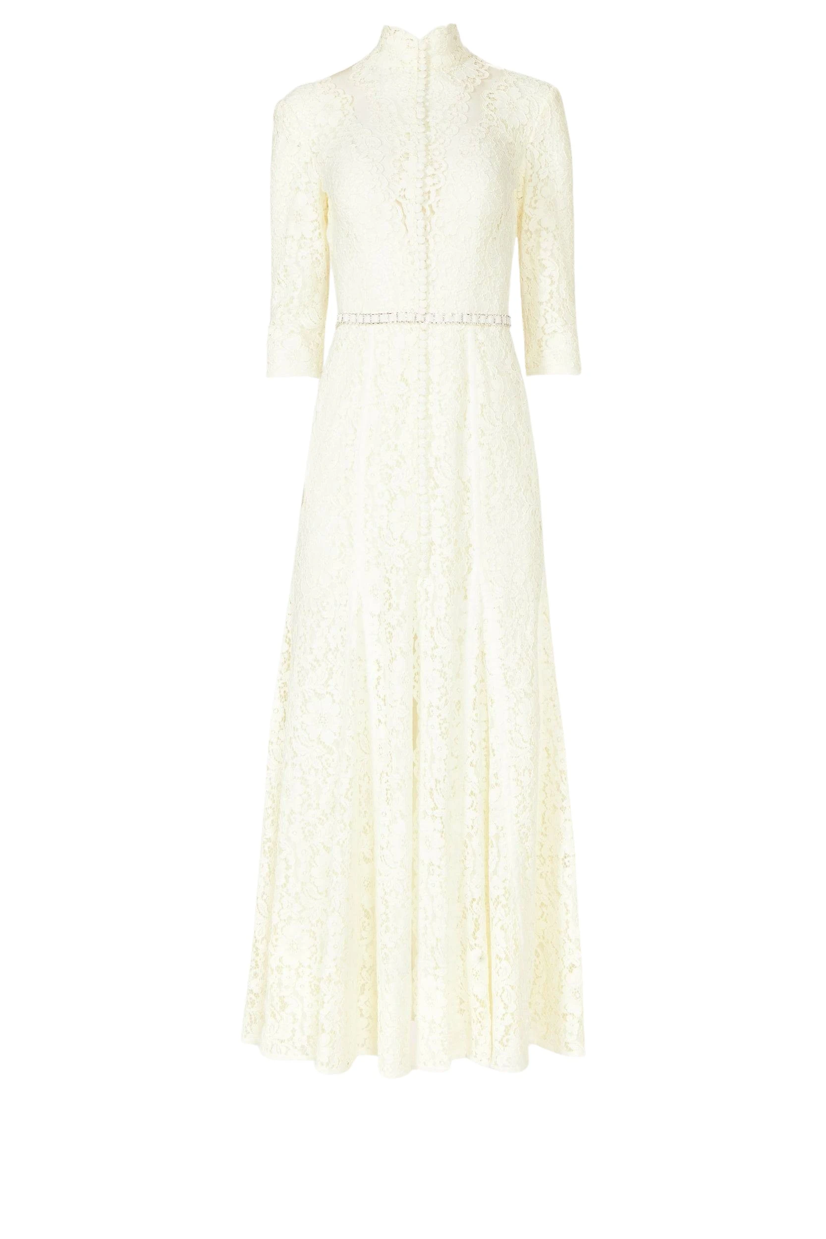 Junia-Corded-Lace-Gown-Costarellos-Dresses56052_nobg Costarellos Dresses - Romantic Greek Lace - Shop at Coveti