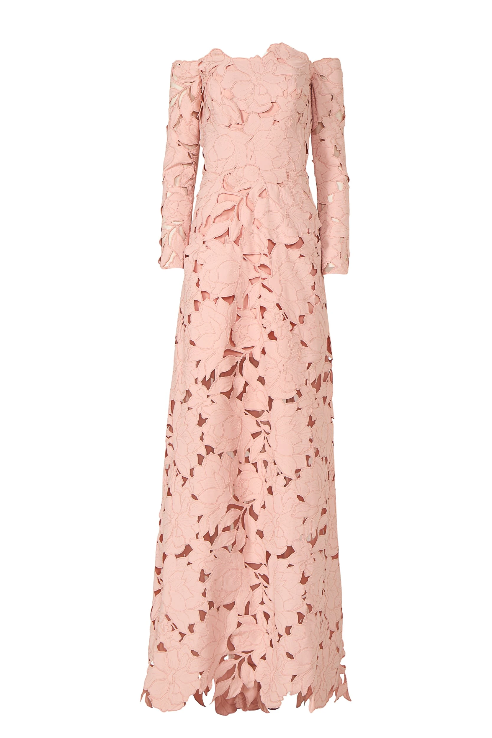 Kasia-Floral-Cut-Lace-Gown-Costarellos-Dresses80257_nobg Costarellos Dresses - Romantic Greek Lace - Shop at Coveti