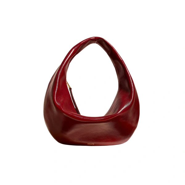 Medium Olivia Hobo in Oxblood