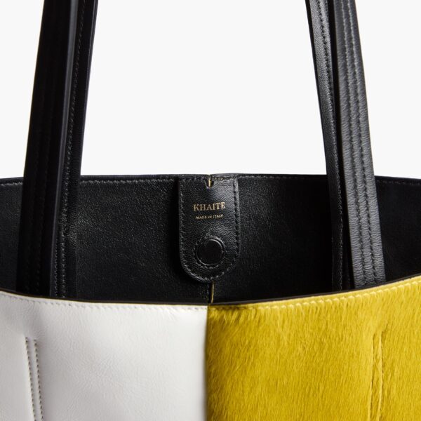 Khaite Piper Patchwork Tote - Khaite Totes & Top-Handle Bags - The Lotus Tote Bag - Shop at Coveti