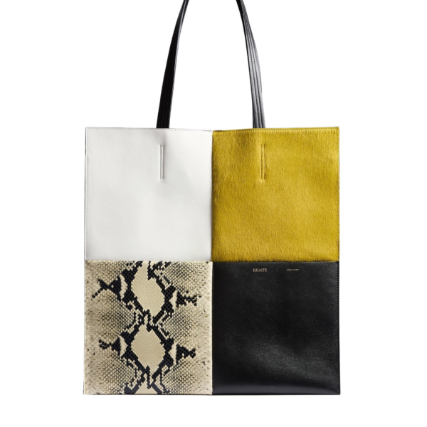 Khaite Piper Patchwork Tote - Khaite Totes & Top-Handle Bags - The Lotus Tote Bag - Shop at Coveti