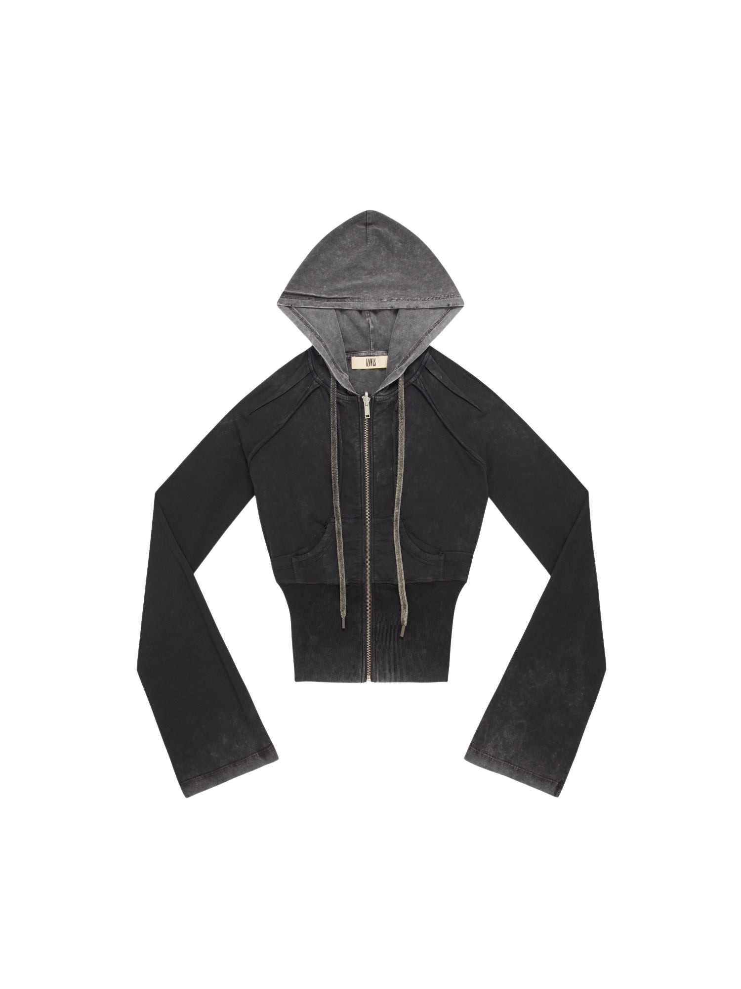 knwls Bellona Hoodie Washed Black