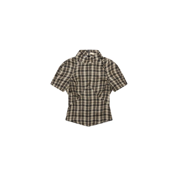 Tess Blouse Combi Check
