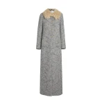 Leonora Jacket in Stone on Greyscale