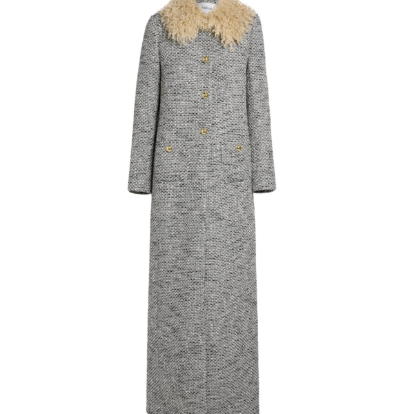 Leonora Jacket in Stone on Greyscale