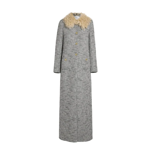 Leonora Jacket in Stone on Greyscale