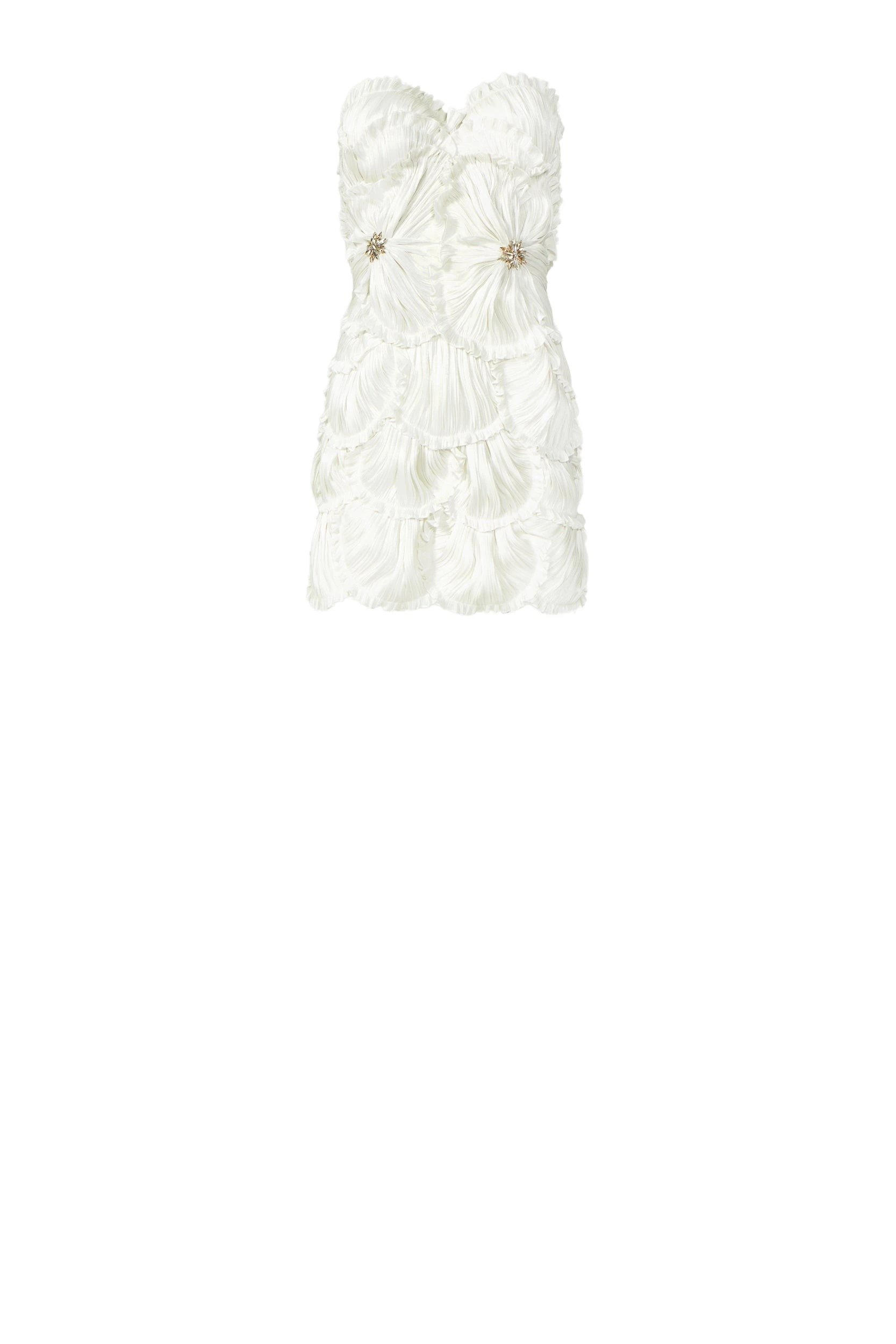 Marica-Lurex-Georgette-Mini-Dress-Costarellos-Dresses73624_nobg Costarellos Dresses - Romantic Greek Lace - Shop at Coveti
