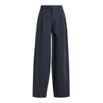 Essentiel Antwerp Navy tapered-leg pants - Essentiel Antwerp Pants - Colorful Belgian Design - Shop at Coveti