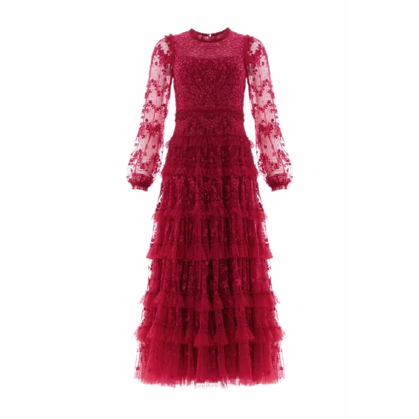 Needle & Thread dress - romantic embellished tulle gown | Coveti