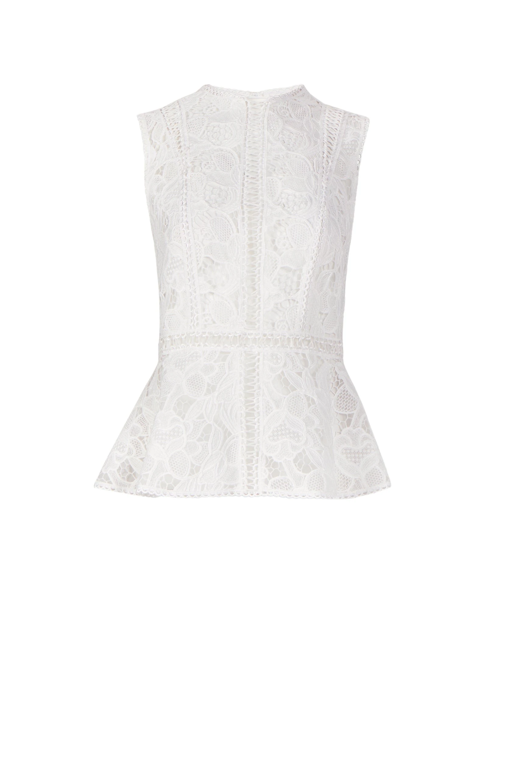 Niva-Guipure-Lace-Top-Costarellos-Tops35045_nobg Costarellos Tops - Romantic Greek Lace - Shop at Coveti
