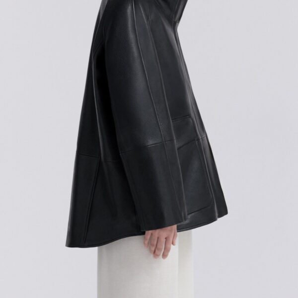Nour Hammour Jackets Color | Ansel Opulent Leather Jacket luxury leather Jackets from Coveti