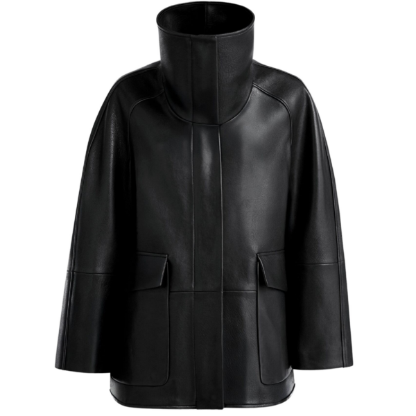 Nour Hammour Jackets Color | Ansel Opulent Leather Jacket luxury leather Jackets from Coveti