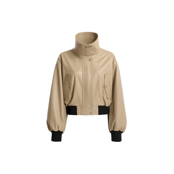 Briar Cropped Bomber Jacket
