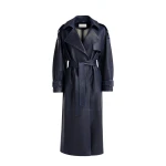 Nour-Hammour-Claudia-Textured-Leather-Trench-scaled93655_nobg Nour Hammour Coats Color | Claudia Textured Leather Trench luxury leather Coats from Coveti