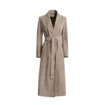 Nour Hammour Coats Color | Gallery Refined Suede Coat luxury leather Coats from Coveti