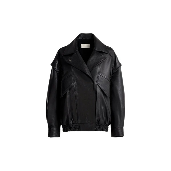 Micah Sumptuous Leather Bomber