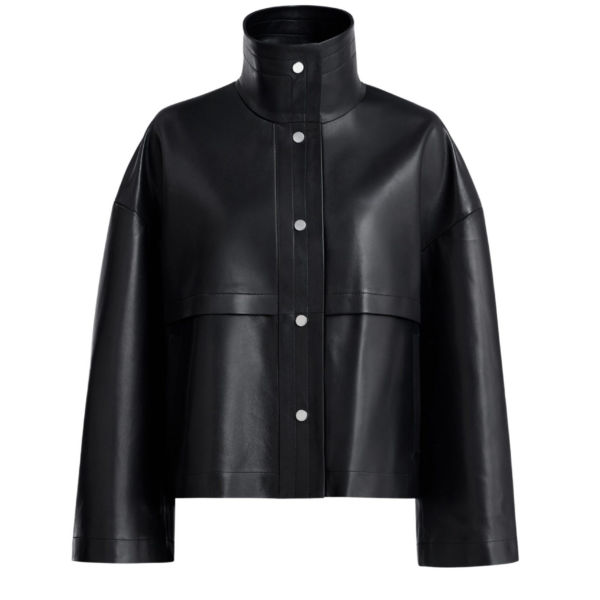 Nour Hammour Jackets Color | Park Soft Leather Jacket luxury leather Jackets from Coveti