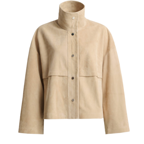Nour Hammour Jackets Color | Park Soft Suede Jacket luxury leather Jackets from Coveti