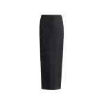 Nour Hammour Skirts Color | Slinky Stretch Leather Skirt luxury leather Skirts from Coveti