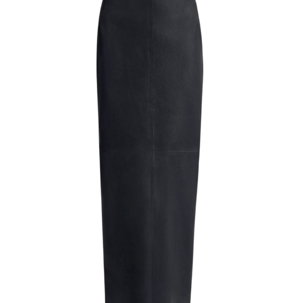 Nour Hammour Skirts Color | Slinky Stretch Leather Skirt luxury leather Skirts from Coveti