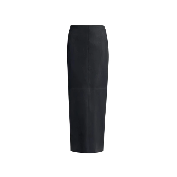 Nour Hammour Skirts Color | Slinky Stretch Leather Skirt luxury leather Skirts from Coveti