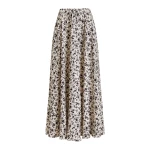 Essentiel Antwerp Off-white and black floral maxi skirt - Essentiel Antwerp Skirts - Colorful Belgian Design - Shop at Coveti