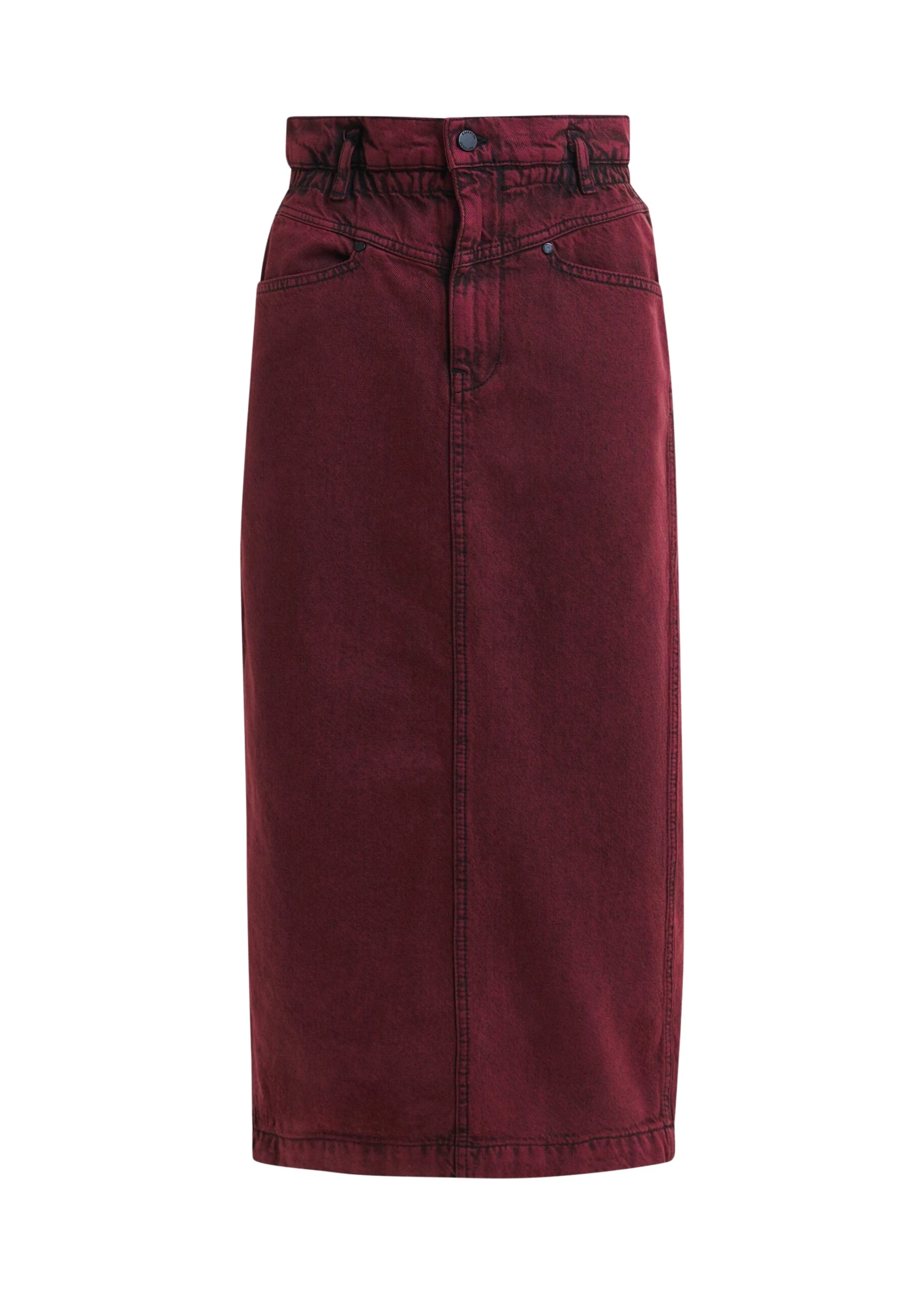 Overdyed-Burdundy-midi-skirt-with-paperbag-waist-Essentiel-Antwerp-Skirts-scaled97813_nobg Essentiel Antwerp Overdyed Burdundy midi skirt with paperbag waist - Essentiel Antwerp Skirts - Colorful Belgian Design - Shop at Coveti