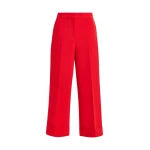 Essentiel Antwerp Red cropped pants with folded cuffs - Essentiel Antwerp Pants - Colorful Belgian Design - Shop at Coveti