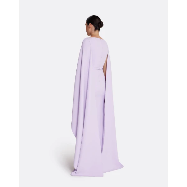 Safiyaa Agata Long Dress in Verbena with Gold, view 3