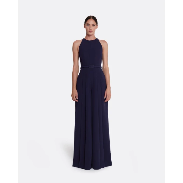Safiyaa Althea Jumpsuit in Azurite, view 2
