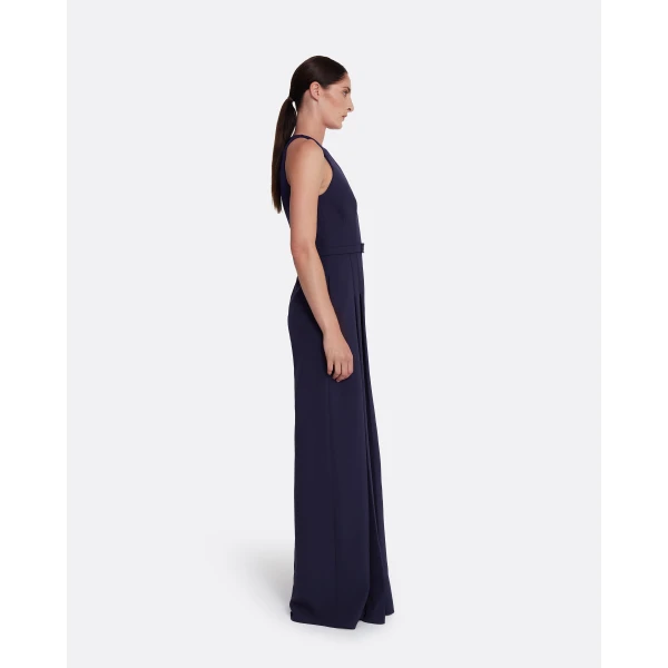 Safiyaa Althea Jumpsuit in Azurite with Multi-blues, view 5