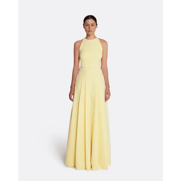 Safiyaa Althea Jumpsuit in Pale Yellow, view 2