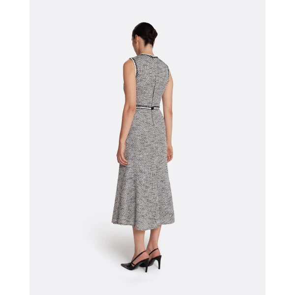 Safiyaa Andrea Midi Dress in Greyscale, view 3