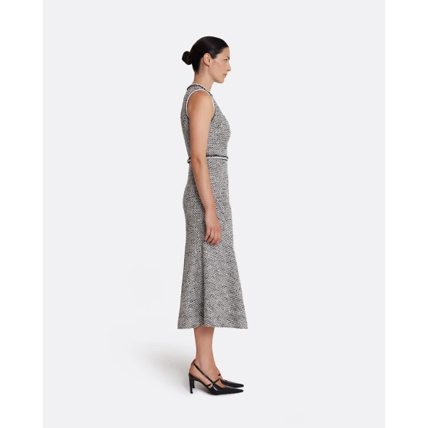Safiyaa Andrea Midi Dress in Greyscale, view 5