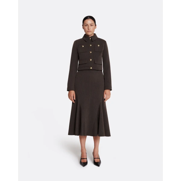 Safiyaa Darby Jacket in Soft Brown, view 3