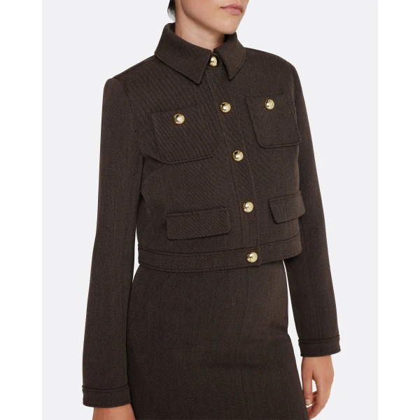 Safiyaa Darby Jacket in Soft Brown, view 5