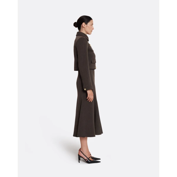 Safiyaa Darby Jacket in Soft Brown, view 6