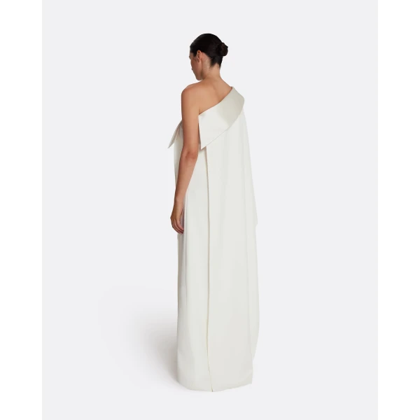 Safiyaa Eleonora Long Dress in Ivory, view 3